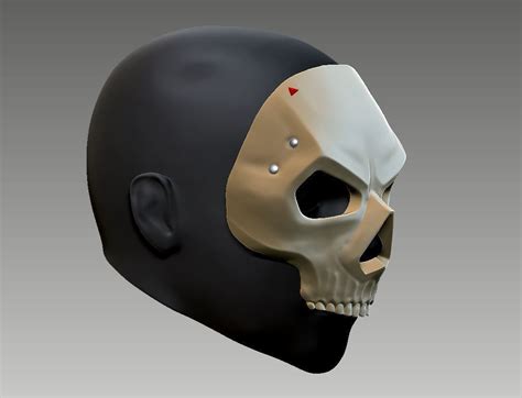 Ghost Mace Mask Call Of Duty Modern Warfare 2 Warzone 3d Model 3d