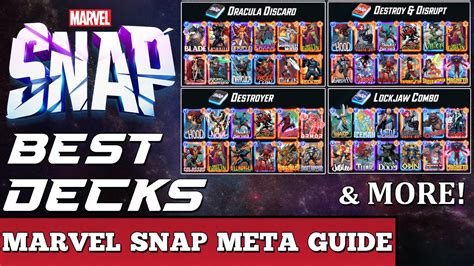 Marvel Snap Meta Guide Marvel Snaps Best Decks Youtube