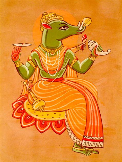 Varaha Avatar Of Vishnu Exotic India Art