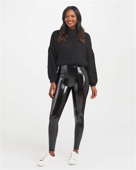 Faux Patent Leather Leggings Patent Leather Leggings Leather
