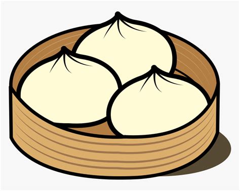 Chinese Style Steamed Bun Chinese Steamed Buns Clipart Hd Png Download Kindpng