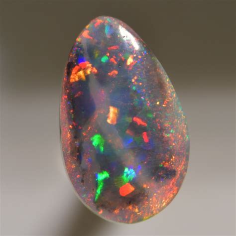 145 Ct Solid Natural Crystal Black Opal Lightning Ridge Australia C001