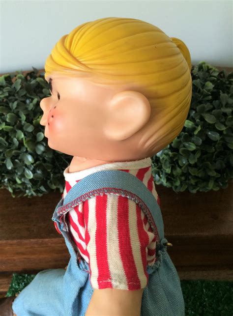 Vintage 1957 Dennis The Menace Doll By Glad Toy Co Nyc Ny Etsy