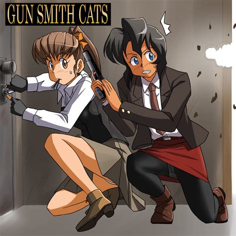 Rally Vincent And Misty Brown Gunsmith Cats Drawn By Lielos Danbooru