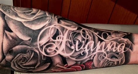 100 family tattoos for men. Daughters name in a negative format. | Tattoos for ...