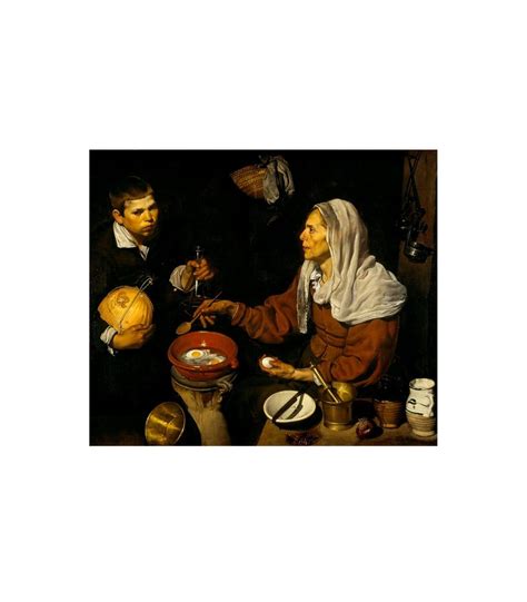 Cuadro Vieja Friendo Huevos De Velázquez