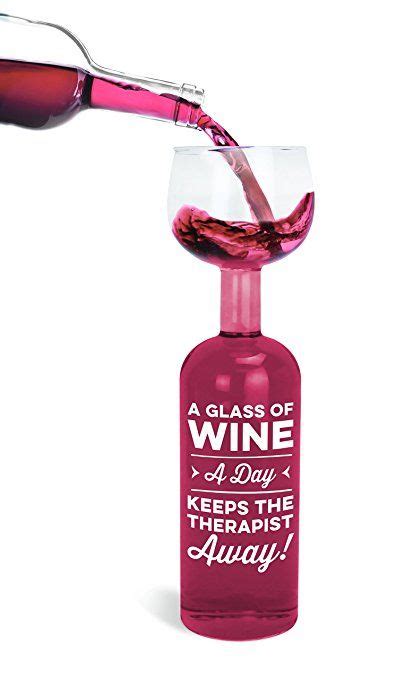 Bigmouth Inc Ultimate Wine Bottle Glass Wine Glasses One Glass Of Wine Wine