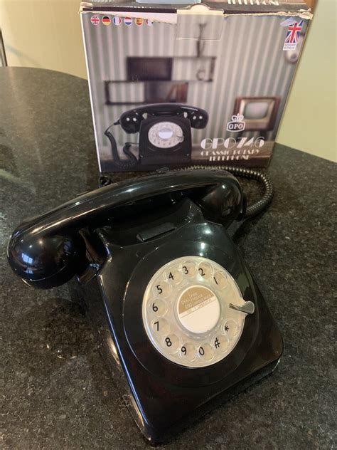 Gpo 746 Rotary Dial Corded Telephone Ebay