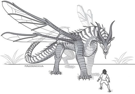 Hivewing Dragon Coloring Page Free Printable Coloring Pages
