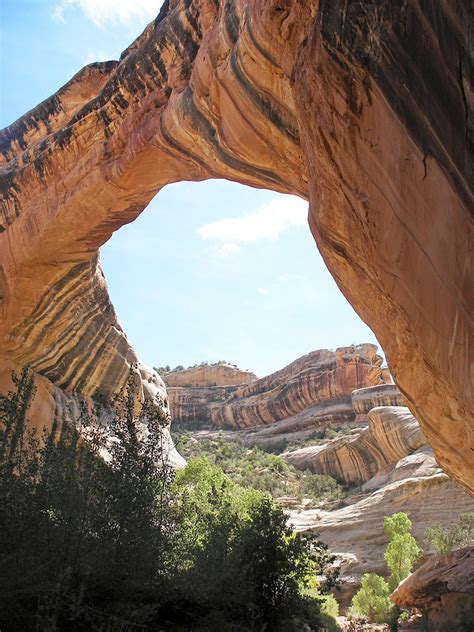 Hiking In Natural Bridges National Monument Utah