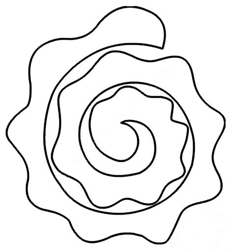 Molde De Flor Espiral Para Imprimir Casablog