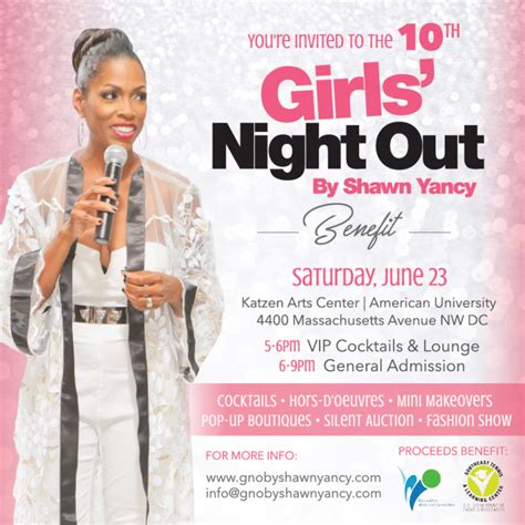 Fox5 Dcs Shawn Yancy To Host Girls Night Out For A Good Cause