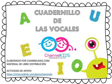 Completo Cuaderno Con Fichas Para Trabajar Las Vocales Imagenes