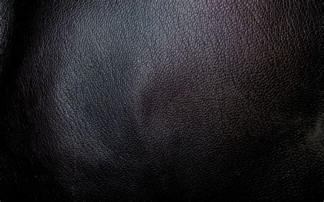Download Wallpapers Black Leather Texture Macro Leather Textures