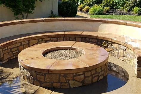Natural Gas Fire Pit Custom Designed And Built In Rocklin Natural Gas