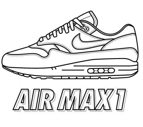 Pagina Da Colorare Per Scarpe Nike Air Max Disegni Da Colorare