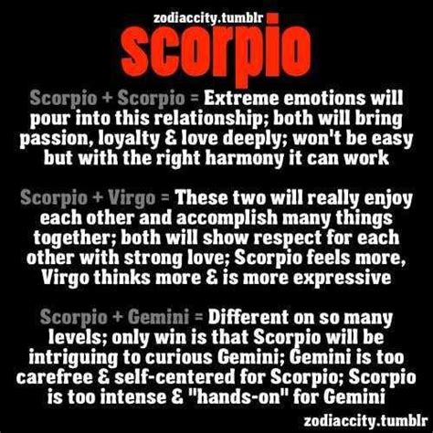 The compatibility in dating offers wide space for putting many different methods and scenarios into practice. Virgo Man Scorpio Woman Quotes. QuotesGram