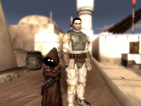 The Bounty Hunter And The Jawa By Cptrex On Deviantart