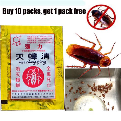 1pc Eco Friendly Insect Cockroach Trap Kill Bait Agent Medicine Clear Cockroach Killer German