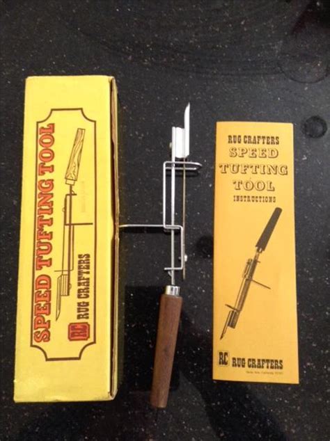 Vintage Rug Crafters Speed Tufting Tool Victoria City Victoria