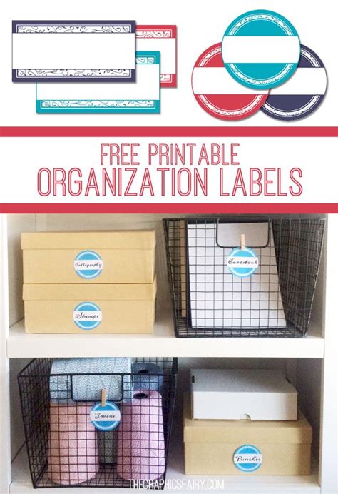 Free Printable Organizing Labels Storage Labels Organizing Labels