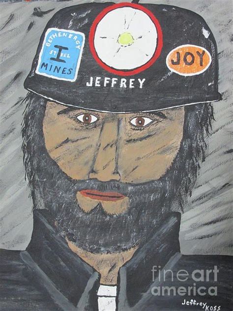 The Coal Man Painting By Jeffrey Koss By Jeffrey Koss Coal Mining