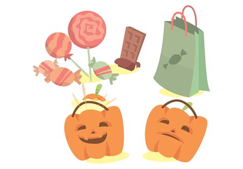 Download Trick or Treat Vector Set - Download Free Vectors, Clipart ...