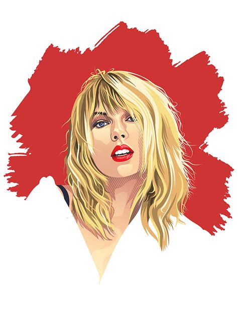Taylor Swift Red Digital Art By Laksana Ardie