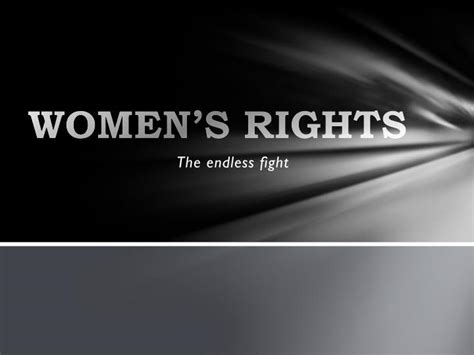 Ppt Womens Rights Powerpoint Presentation Free Download Id2804226