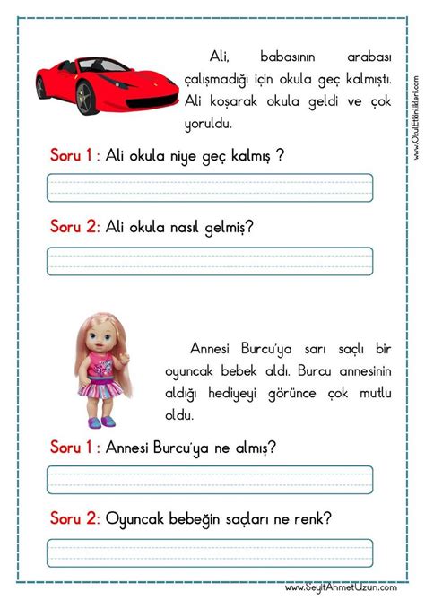 Okudu Unu Anlama K Sa Okuma Anlama Metni Pdf Format Nda Zg N Bir