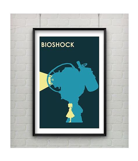 Bioshock Art Minimalist Bioshock Poster By Captainsprintshop 2000 Bioshock Art Bioshock