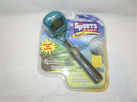 Tiger Electronics Sports Feel Lcd Handheld Golf Game Club Electronic