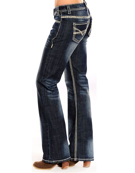 Rock And Roll Denim Bootcut Jeans For Women From Langstons
