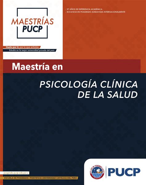Maestría En Psicología Clínica De La Salud By Escuela De Posgrado Pucp
