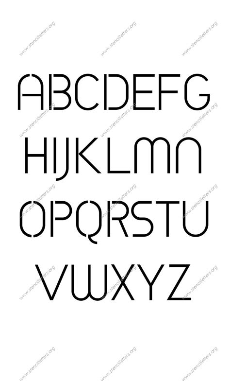 Printable Custom Made Letter Stencils Stencil Letters Org