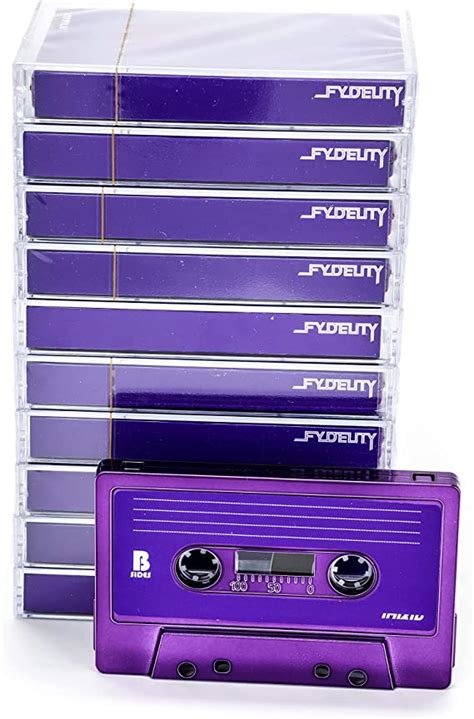 Fydelity Purple Chrome Cassette Tape Blank Cassette Tapes For Recording