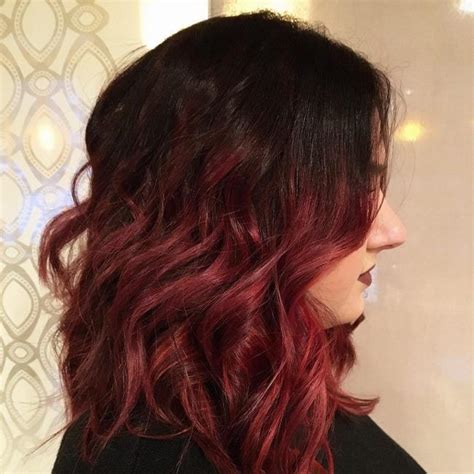 35 Fascinating Ideas For Burgundy Ombre Hair Appetizing Vibrant Hair In 2020 Best Ombre Hair