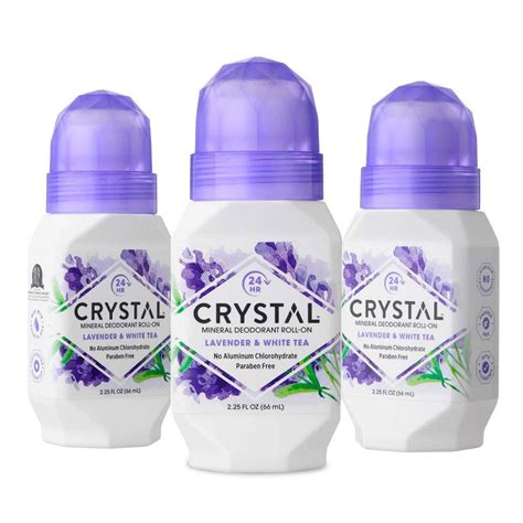 Crystal Mineral Deodorant Roll On Body Deodorant With 24 Hour Odor