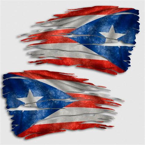 Jan 09, 2018 · the puerto rican flag has evolved throughout the ages, following the island's struggle for independence. Tattered Puerto Rico Flag Decal | Distressed Sticker