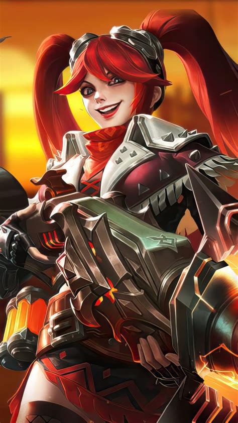 Wallpapers in ultra hd 4k 3840x2160, 8k 7680x4320 and 1920x1080 high definition resolutions. Wallpaper HD Blazing West Skin Edition Mobile Legends For ...