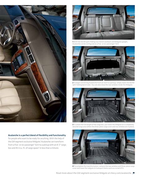 2011 Chevrolet Avalanche Brochure