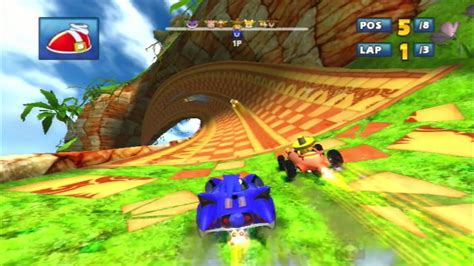 Sonic And Sega All Stars Racing Wii Gameplay Youtube