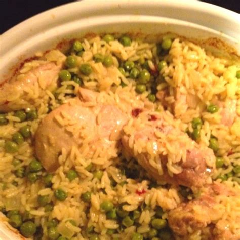 In a saucepan on medium, heat oil. Baked Organic Chicken and Yellow Rice. | Healthy recipes ...
