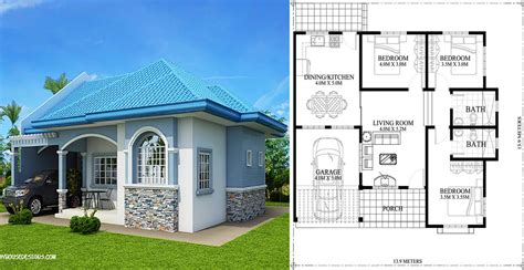 3 Bedroom Bungalow Floor Plan Philippines Floorplans Click