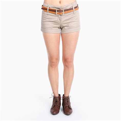 Essential Khaki Shorts By Gaia