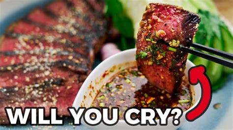 Crying Tiger Steak With Nam Jim Jaew Dipping Sauce YouTube