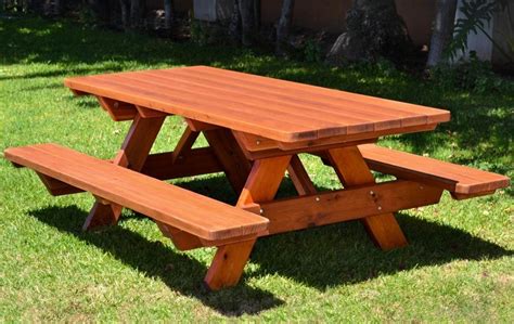 Wooden Park Table Bench Set