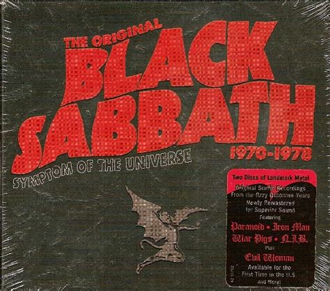 Symptom Of The Universe The Original Black Sabbath 1970 1978 By Black