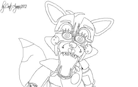 Funtime Foxy Free Coloring Pages