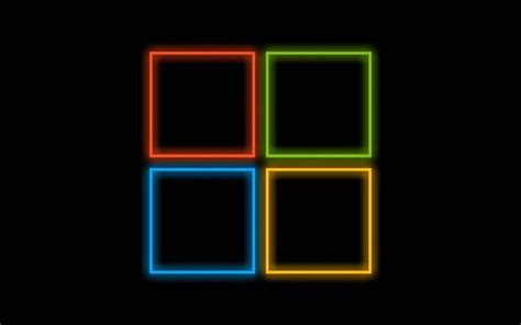 Logo Windows 10 Os Black Background
